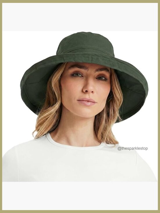 UVCoolix Cooling Sun Hat UPF 50+ Wide Brim Water Resistant Packable